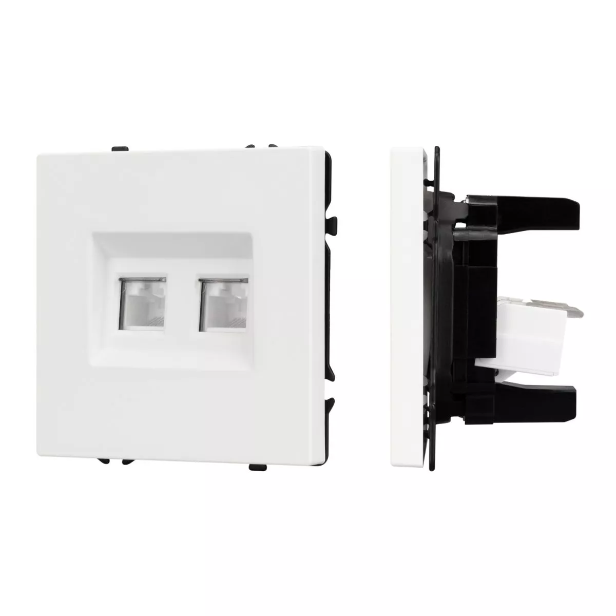 Механизм сдвоенной компьютерной розетки Arlight SCT-NOBE-MPC2-SFPL-WH (RJ-45, CAT6) 054312
Механизм сдвоенной компьютерной розетки Arlight SCT-NOBE-MPC2-SFPL-WH (RJ-45, CAT6) 054312