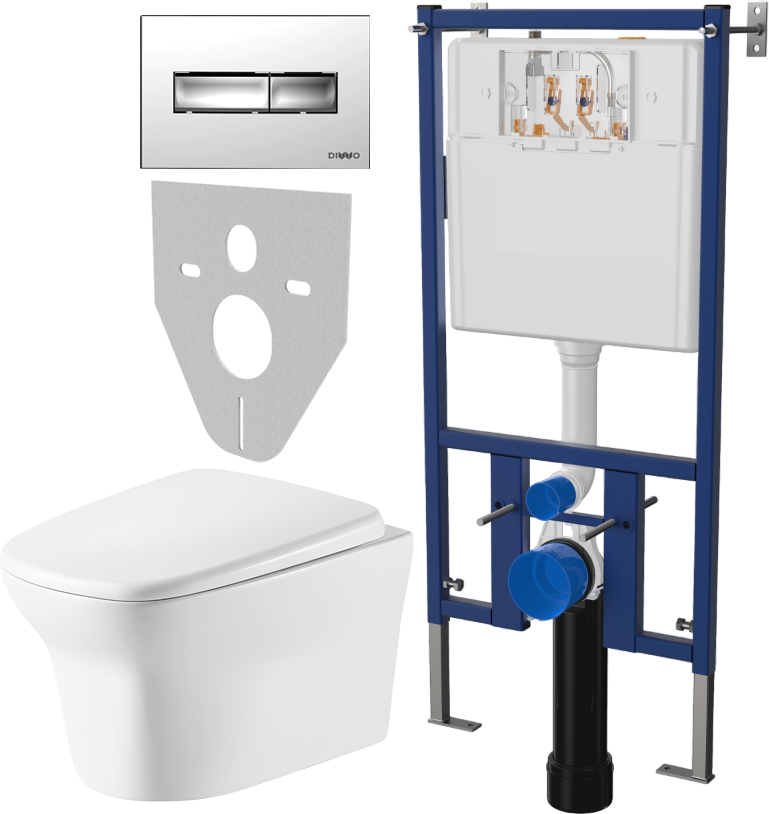 Комплект Унитаз подвесной Cerutti Spa Ami Aria 8780 безободковый, с микролифтом + Система инсталляции для унитазов DIWO 4501 + Кнопка смыва DIWO 7322 хром
Комплект Унитаз подвесной Cerutti Spa Ami Aria 8780 безободковый, с микролифтом + Система инсталляции для унитазов DIWO 4501 + Кнопка смыва DIWO 7322 хром