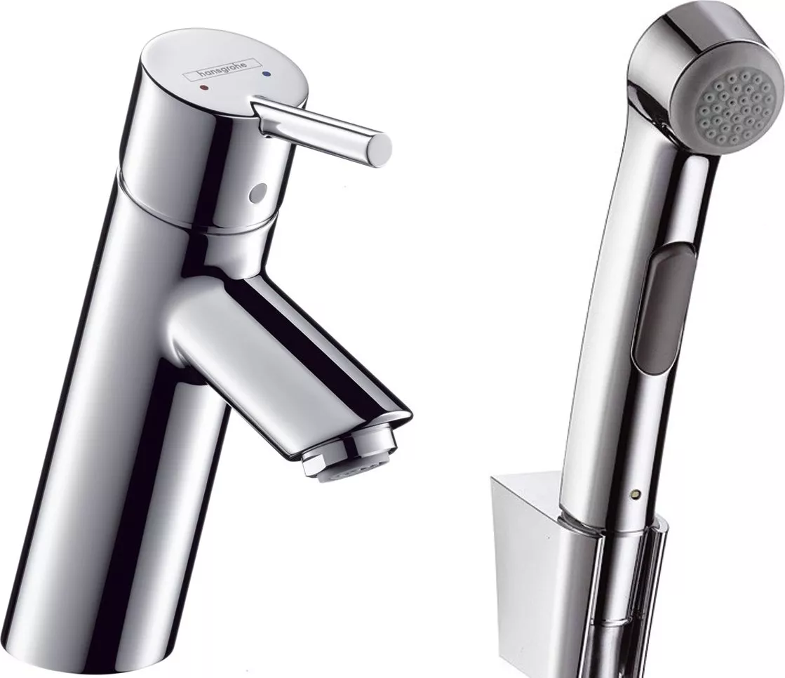 Смеситель Hansgrohe Talis S2 32140000 для раковины с гигиеническим душем
Смеситель Hansgrohe Talis S2 32140000 для раковины с гигиеническим душем