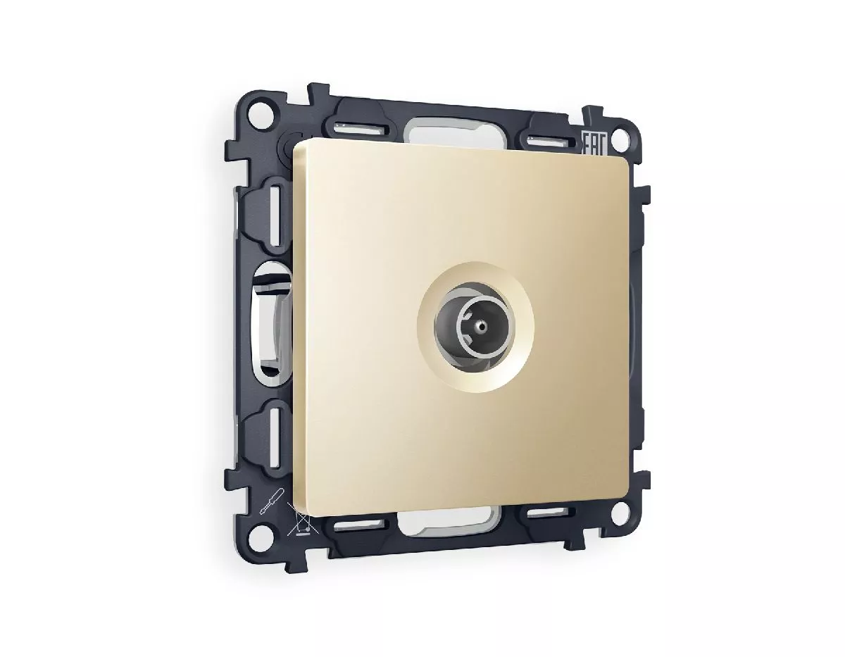 Комплект механизма TV розетки проходной 5-1000 MHz 4dB Ambrella Volt Alfa MA613030
Комплект механизма TV розетки проходной 5-1000 MHz 4dB Ambrella Volt Alfa MA613030