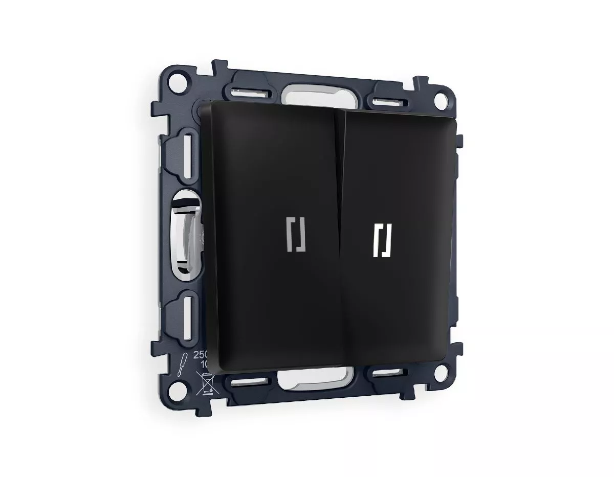 Комплект механизма 2-кл выключателя с подсветкой Ambrella Volt Alfa MA804015
Комплект механизма 2-кл выключателя с подсветкой Ambrella Volt Alfa MA804015