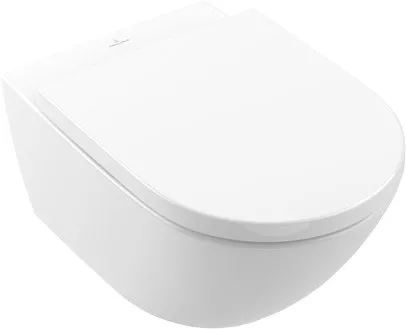 Унитаз подвесной Villeroy & Boch Subway 3.0 4670TSR1 alpin, ceramicplus, сиденье с микролифтом
Унитаз подвесной Villeroy & Boch Subway 3.0 4670TSR1 alpin, ceramicplus, сиденье с микролифтом