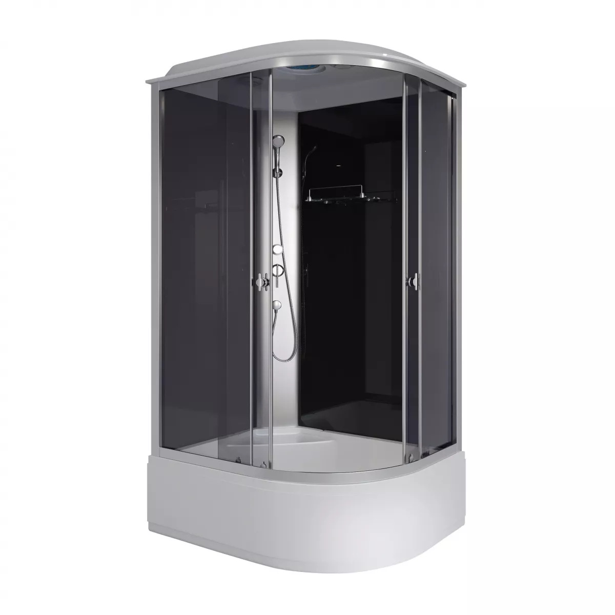Душевая кабина Niagara Eco 110х80 L с крышей профиль хром стекло тонированное
Душевая кабина Niagara Eco 110х80 L с крышей профиль хром стекло тонированное