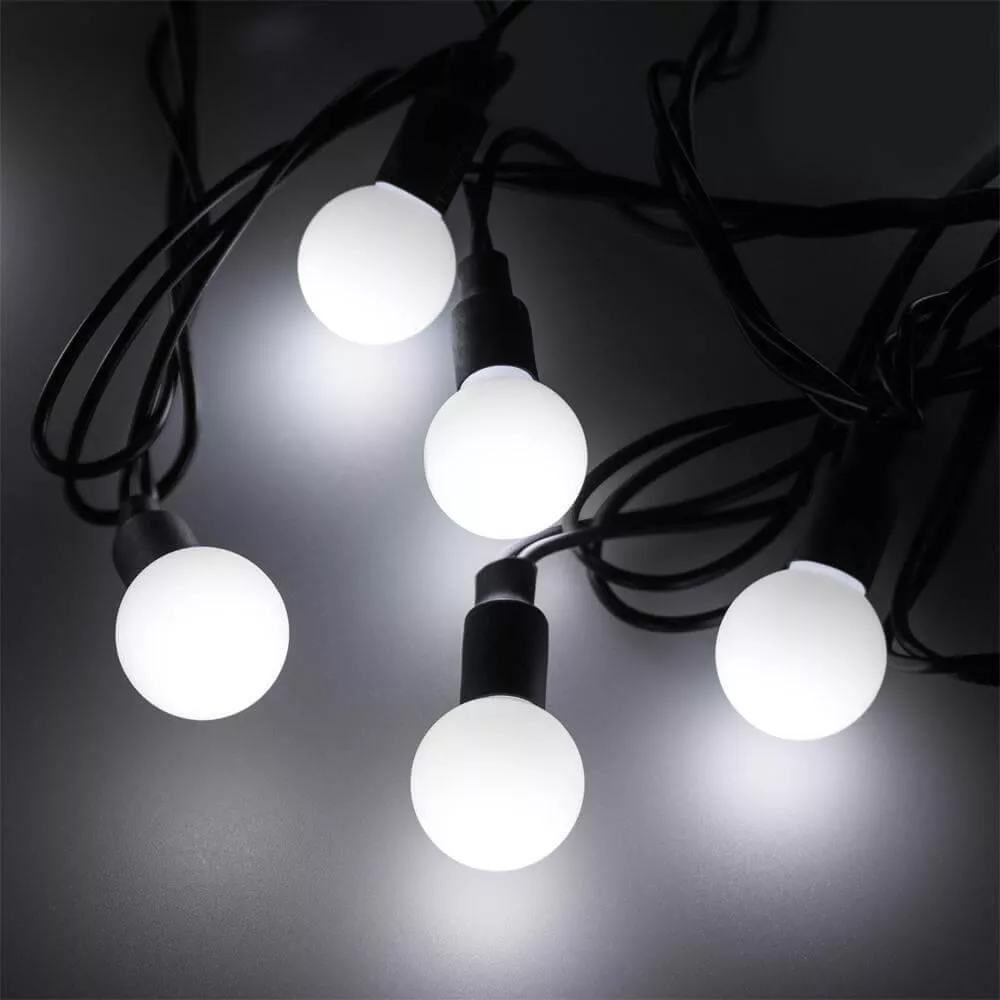 Уличная светодиодная гирлянда Ardecoled шарики 230V белый ARD-Ball-Classic-D23-20000-Black-160Led White 025630
Уличная светодиодная гирлянда Ardecoled шарики 230V белый ARD-Ball-Classic-D23-20000-Black-160Led White 025630