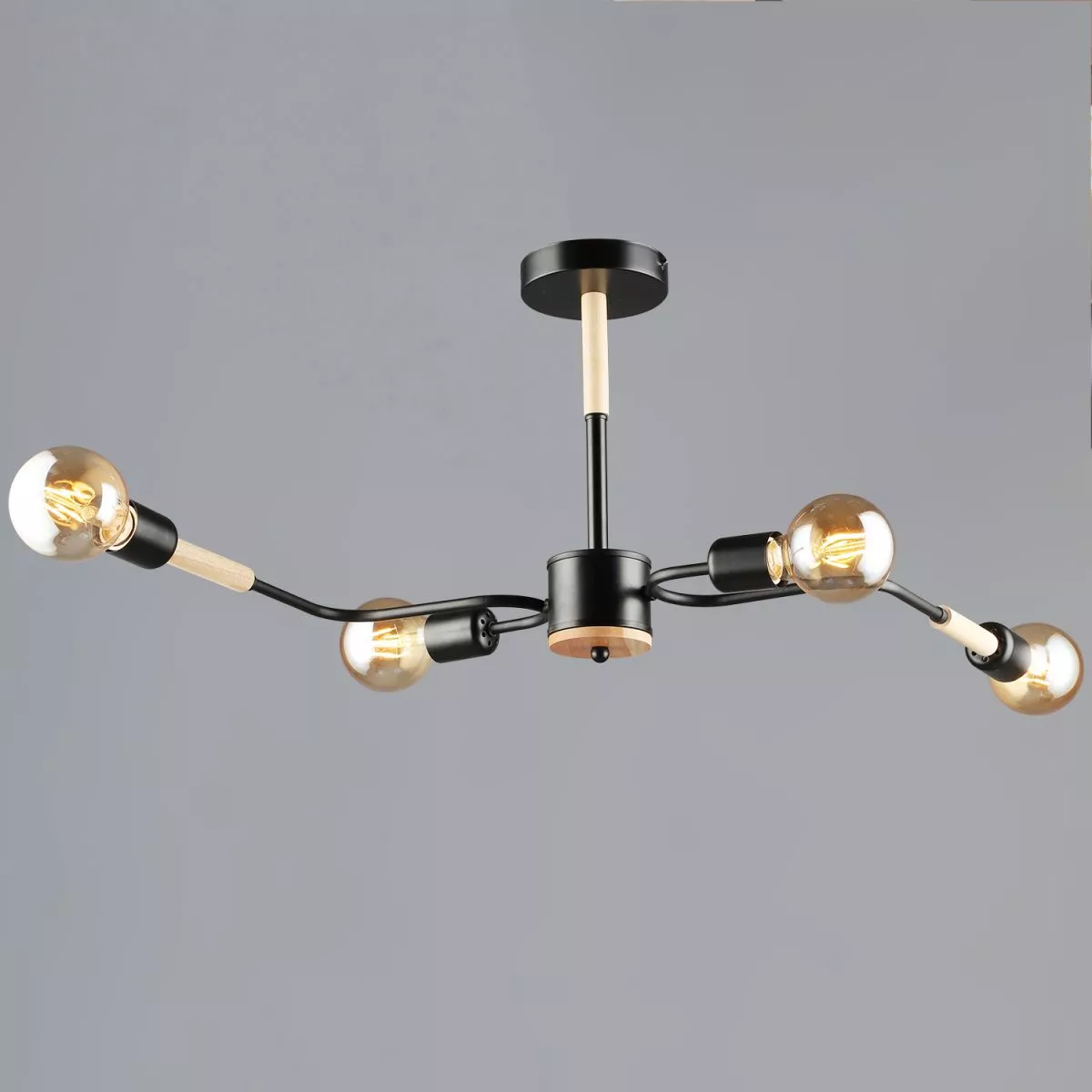 Люстра на штанге Reluce 10070-0.3-04 BK+WOOD
Люстра на штанге Reluce 10070-0.3-04 BK+WOOD