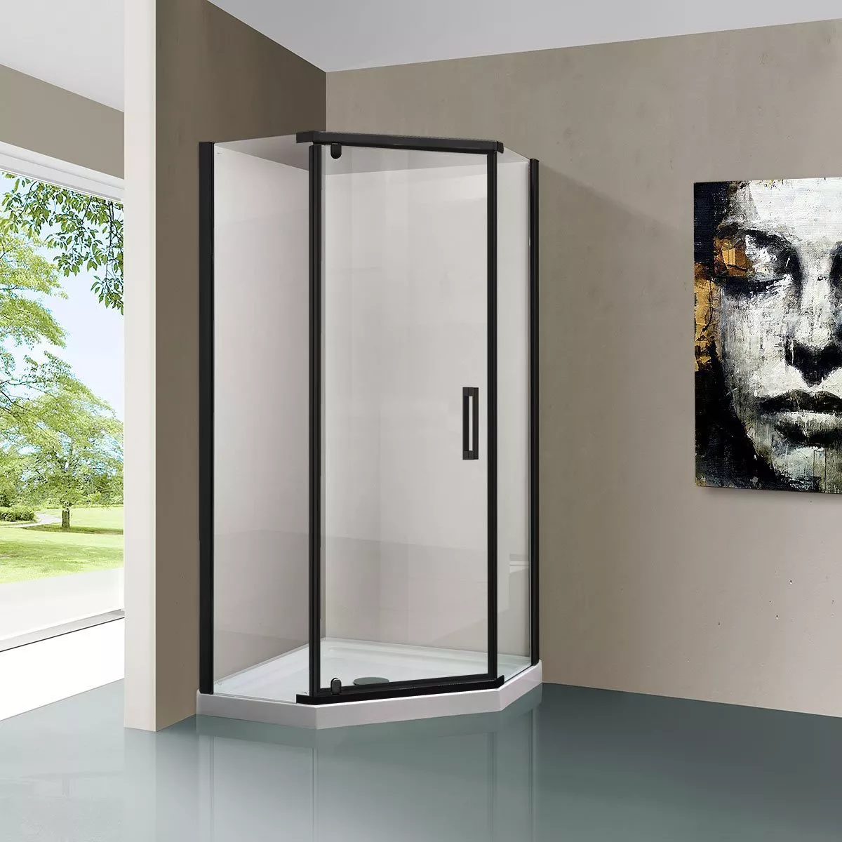 Душевой уголок Vincea Stresa VSP-1S900CLB 90x90, профиль чёрный, стекло прозрачное
Душевой уголок Vincea Stresa VSP-1S900CLB 90x90, профиль чёрный, стекло прозрачное