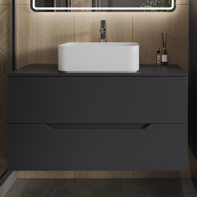 Тумба с раковиной Orange Line 100 подвесная, 2 ящика, матовый графит с раковиной B02-460W
Тумба с раковиной Orange Line 100 подвесная, 2 ящика, матовый графит с раковиной B02-460W