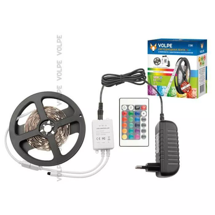 Светодиодная лента Volpe 12W/m 60LED/m 5050SMD RGB 3M ULS-Q221 5050-60LED/m-IP20-3M-RGB RRP36C24 10774
Светодиодная лента Volpe 12W/m 60LED/m 5050SMD RGB 3M ULS-Q221 5050-60LED/m-IP20-3M-RGB RRP36C24 10774