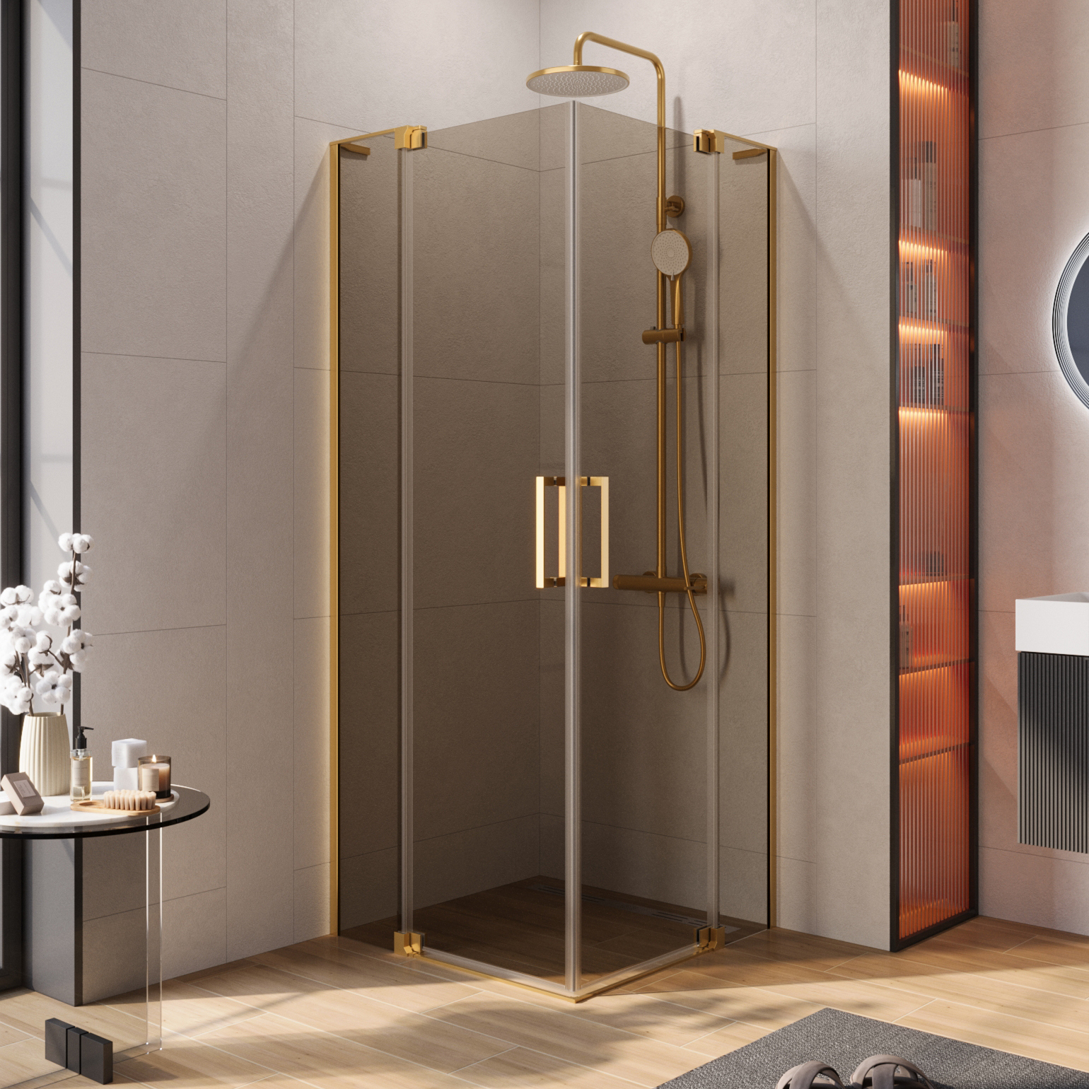 Душевой уголок Cezares Slider A 2 70/80 BR BORO профиль брашированное золото, стекло бронза
Душевой уголок Cezares Slider A 2 70/80 BR BORO профиль брашированное золото, стекло бронза