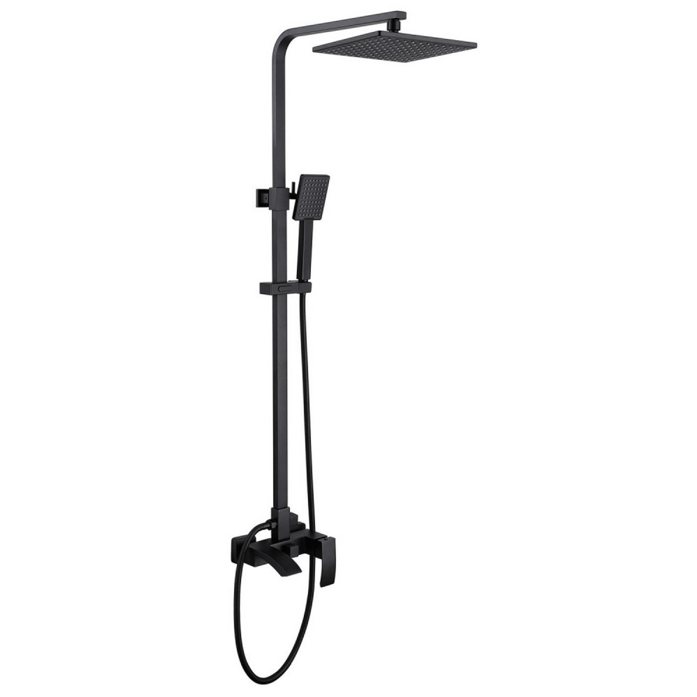 Душевая стойка Abber Wasserfall AF8616BL матовая черная
Душевая стойка Abber Wasserfall AF8616BL матовая черная