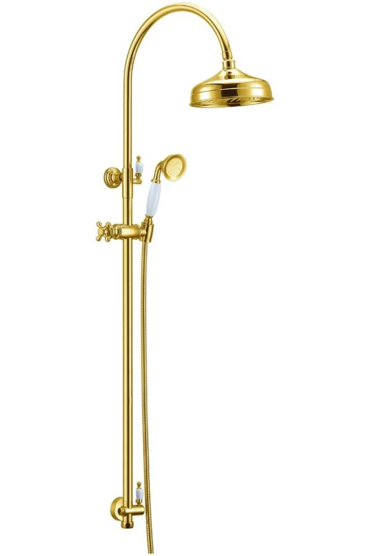 Душевая стойка Boheme Imperiale 402-MR-W золото глянцевое 
Душевая стойка Boheme Imperiale 402-MR-W золото глянцевое