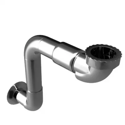 Сифон для раковины Excellent с трубой хром 
Сифон для раковины Excellent с трубой хром