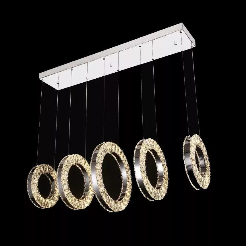 Подвесная светодиодная люстра iLedex Crystal ice 4460-5 72W CR
Подвесная светодиодная люстра iLedex Crystal ice 4460-5 72W CR