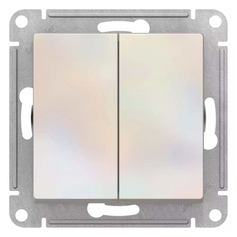 Переключатель 2-клавишный перекрестный 2 x сх. 7 10АХ Systeme Electric AtlasDesign Жемчуг ATN000473
Переключатель 2-клавишный перекрестный 2 x сх. 7 10АХ Systeme Electric AtlasDesign Жемчуг ATN000473