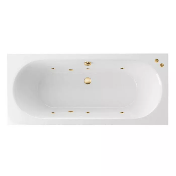 Ванна акриловая Excellent Oceana Soft 170х75 с гидромассажем белый - золото
Ванна акриловая Excellent Oceana Soft 170х75 с гидромассажем белый - золото