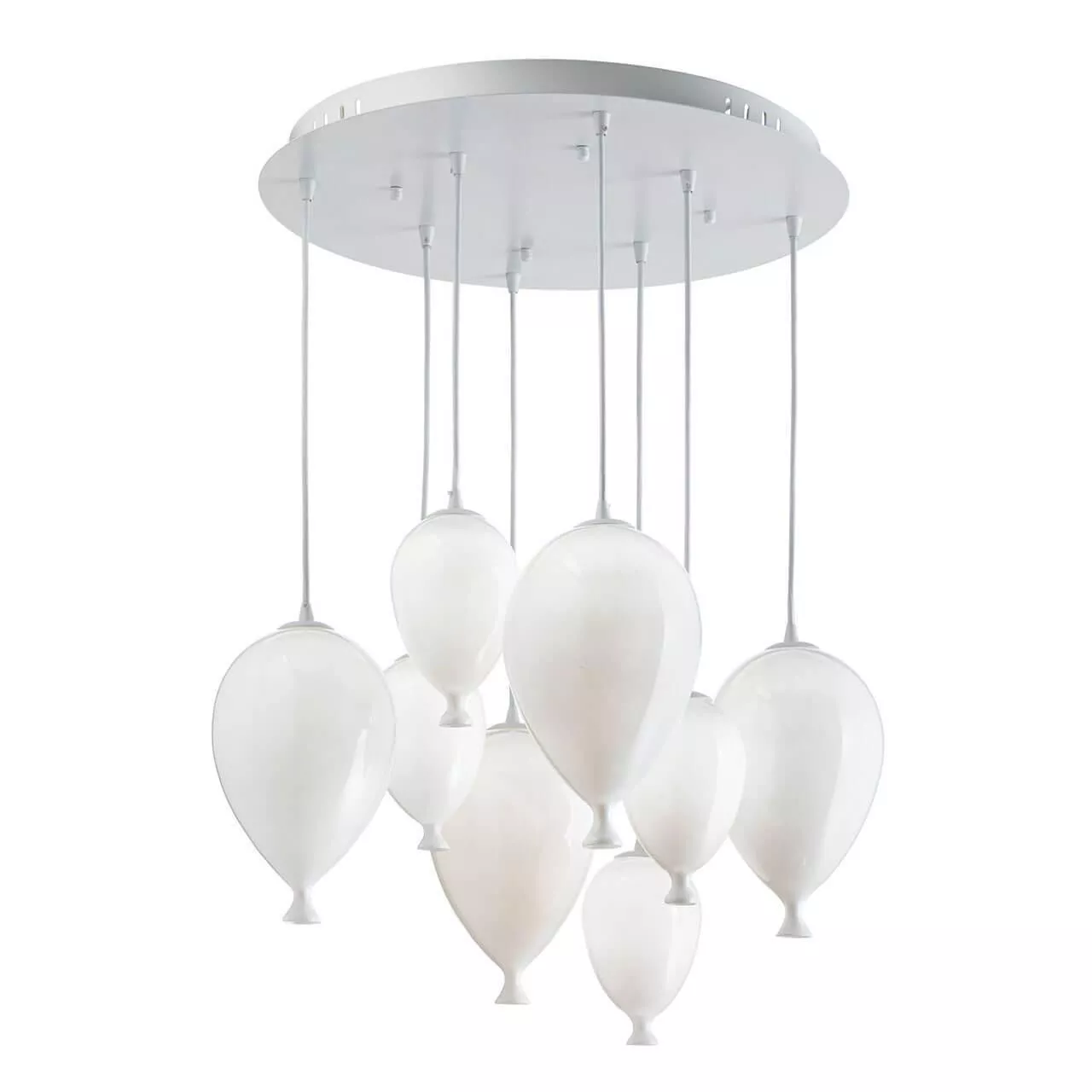 Подвесная люстра Ideal Lux Clown SP8 Bianco 100883 
Подвесная люстра Ideal Lux Clown SP8 Bianco 100883