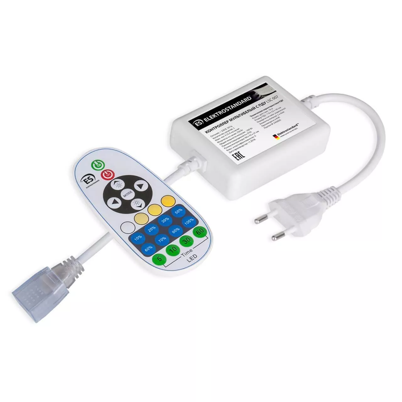 Контроллер для светодиодной ленты Elektrostandard 220V 500W IP20 LSC 007 a041348
Контроллер для светодиодной ленты Elektrostandard 220V 500W IP20 LSC 007 a041348