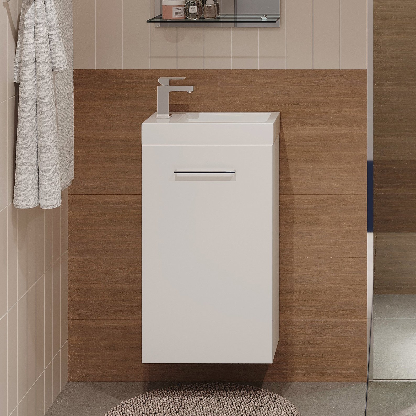 Тумба с раковиной 1MarKa Ноктюрн 40П белый глянец
Тумба с раковиной 1MarKa Ноктюрн 40П белый глянец