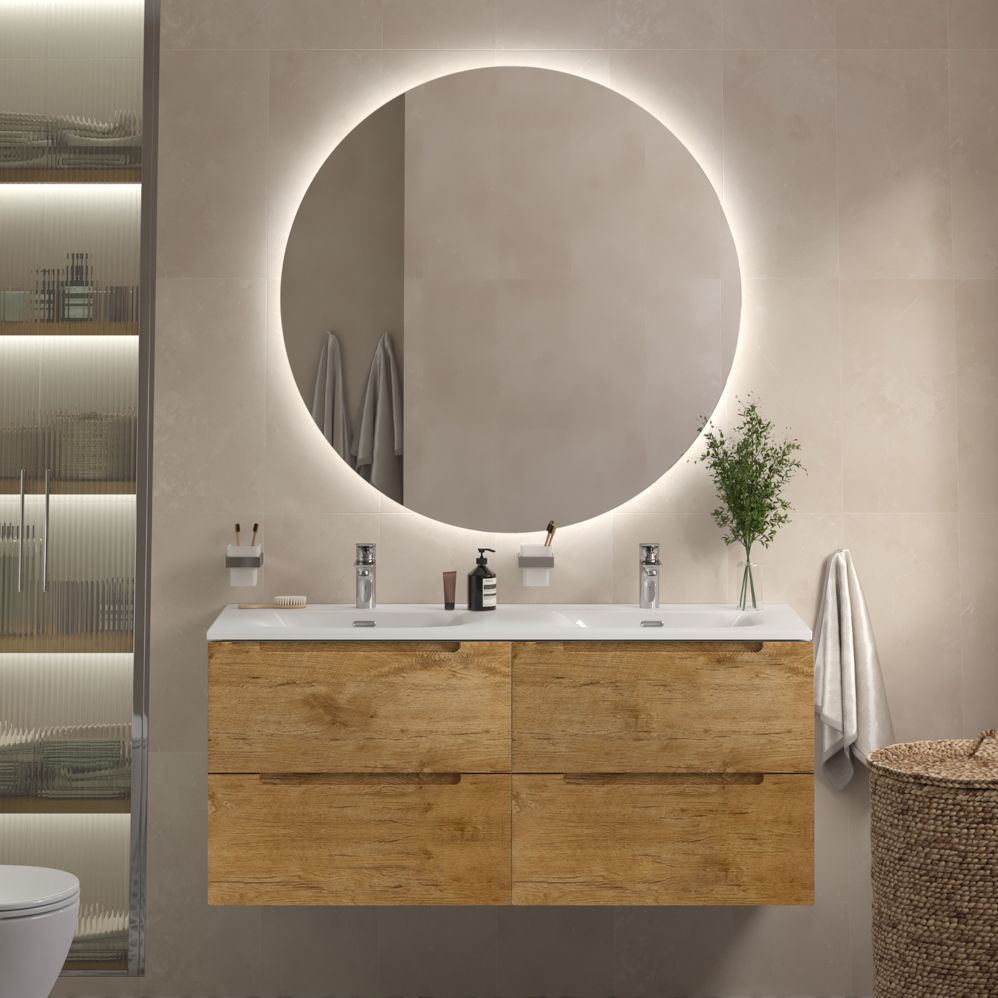 Мебель для ванной комнаты BelBagno Etna 120 для двоих, rovere nature, раковина BB-8099-120-2
Мебель для ванной комнаты BelBagno Etna 120 для двоих, rovere nature, раковина BB-8099-120-2
