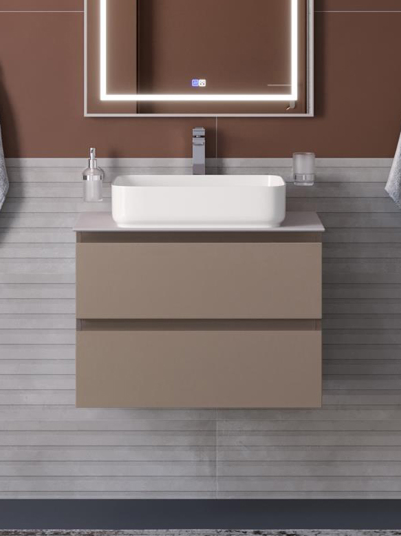 Тумба с раковиной BelBagno Kraft 60 подвесная, матовая бежевая, столешница kep-60-bo, раковина BB1304
Тумба с раковиной BelBagno Kraft 60 подвесная, матовая бежевая, столешница kep-60-bo, раковина BB1304