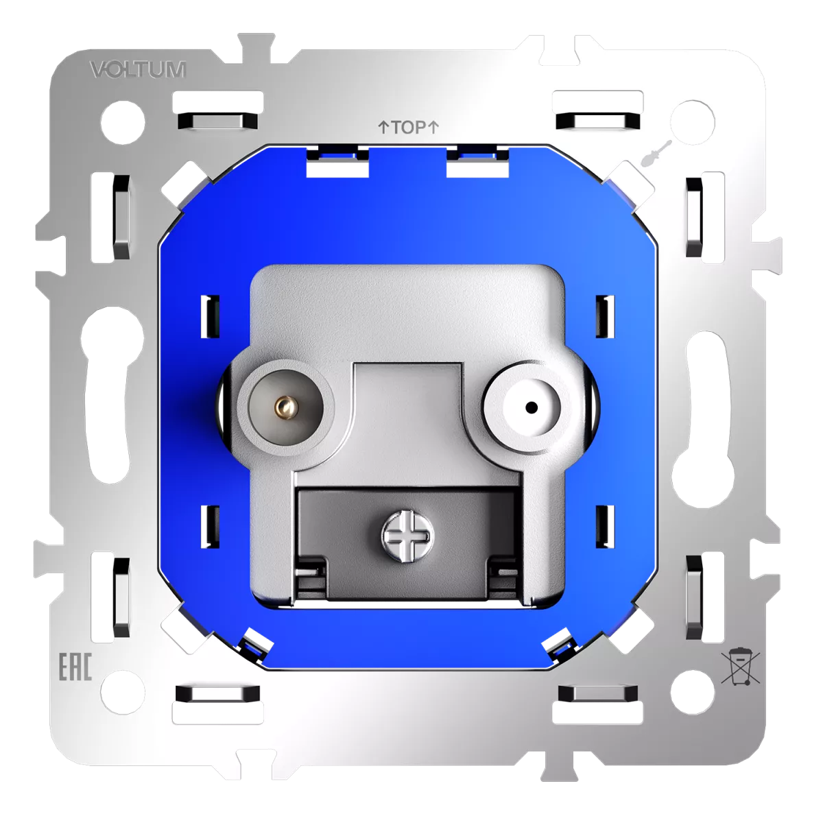 Механизм розетки телевизионной оконечной TV+SAT Voltum S70 VLS0604M
Механизм розетки телевизионной оконечной TV+SAT Voltum S70 VLS0604M