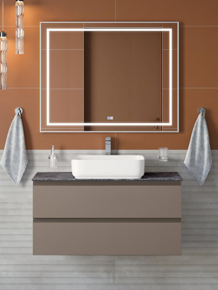 Мебель для ванной комнаты BelBagno Kraft 100 подвесная, матовая бежевая, столешница kep-100-grn, раковина BB1304
Мебель для ванной комнаты BelBagno Kraft 100 подвесная, матовая бежевая, столешница kep-100-grn, раковина BB1304