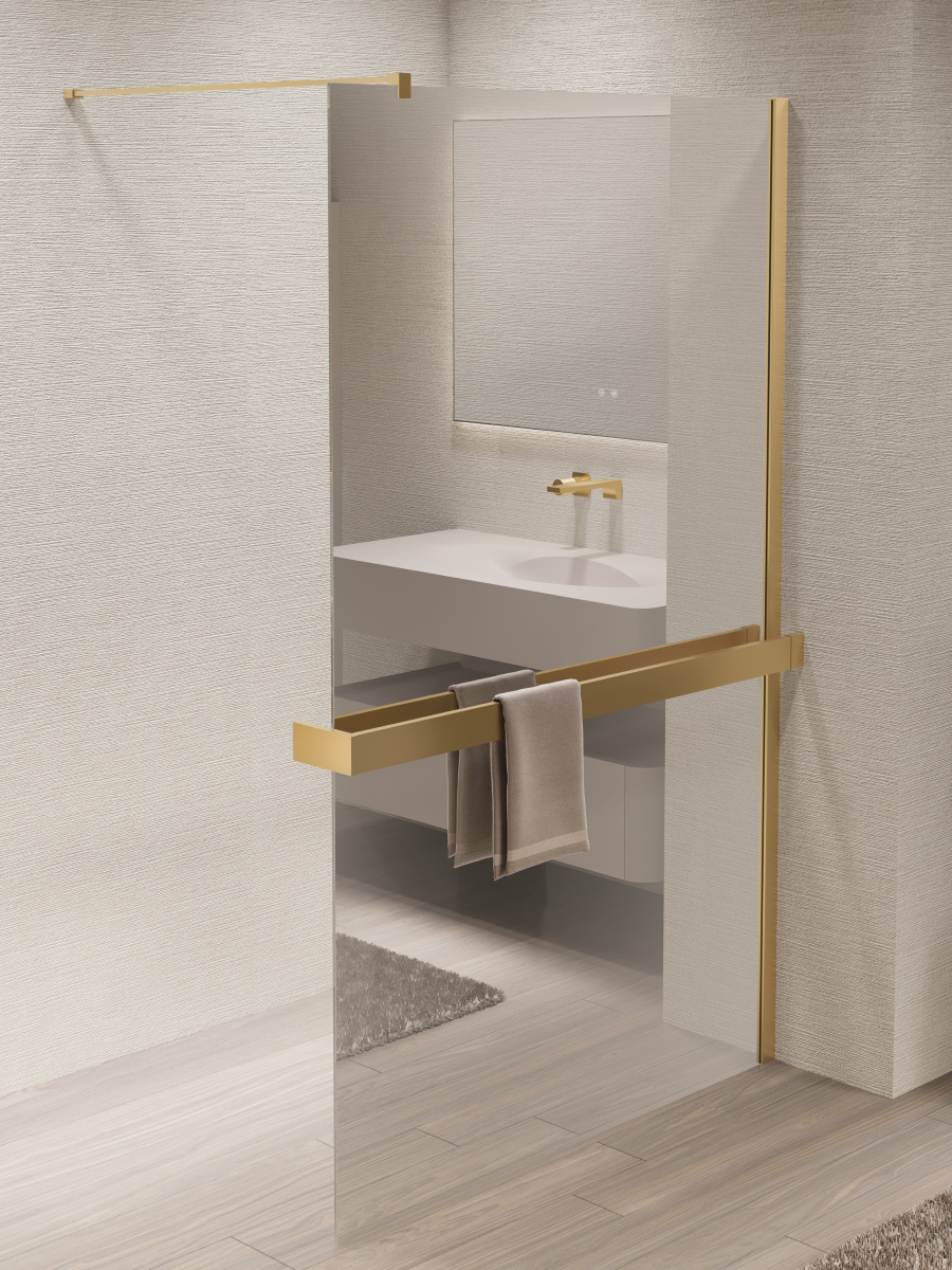 Душевая перегородка Vincea Walk-in HR VSW-1HR100MRG 100 см, профиль матовое золото, стекло зеркальное
Душевая перегородка Vincea Walk-in HR VSW-1HR100MRG 100 см, профиль матовое золото, стекло зеркальное