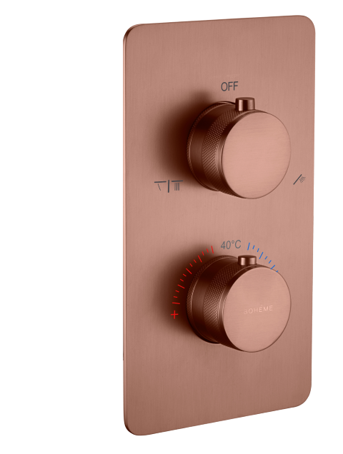 Термостатический смеситель встраиваемый Boheme Cell 134-2-BRB С ВНУТРЕННЕЙ ЧАСТЬЮ, brushed bronze
Термостатический смеситель встраиваемый Boheme Cell 134-2-BRB С ВНУТРЕННЕЙ ЧАСТЬЮ, brushed bronze