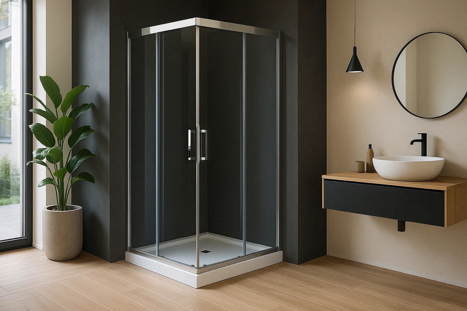 Душевой уголок RB HPD-T-CH 110x110x200 (прозрачное)
Душевой уголок RB HPD-T-CH 110x110x200 (прозрачное)