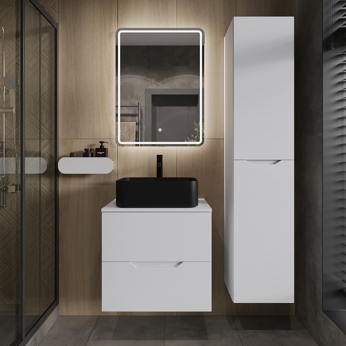 Мебель для ванной комнаты Orange Line 60 подвесная, 2 ящика, матовая белая с раковиной B02-460MB
Мебель для ванной комнаты Orange Line 60 подвесная, 2 ящика, матовая белая с раковиной B02-460MB