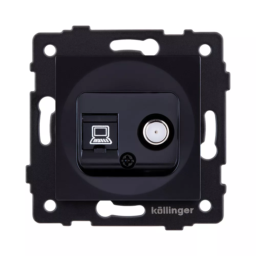 Розетка двойная спутниковая SAT + RJ45 Cat.6, черный Kollinger REA-022BK для Aspekt, Eleganz, Reflex
Розетка двойная спутниковая SAT + RJ45 Cat.6, черный Kollinger REA-022BK для Aspekt, Eleganz, Reflex