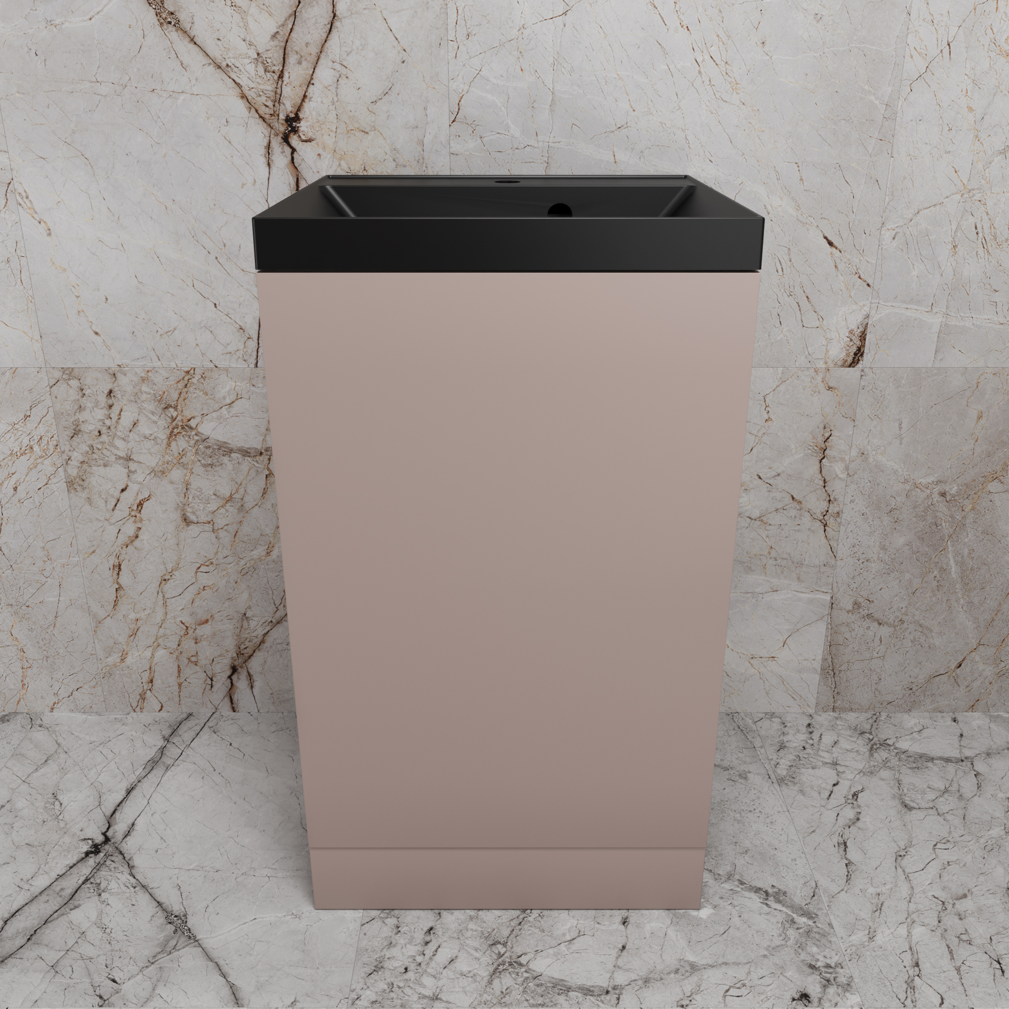 Тумба с раковиной Style Line Моно 50 напольная, санд пудровый, раковина Asti 50 антрацит
Тумба с раковиной Style Line Моно 50 напольная, санд пудровый, раковина Asti 50 антрацит