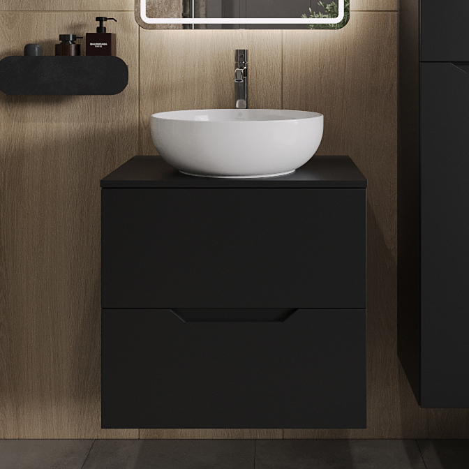 Тумба с раковиной Orange Line 60 подвесная, 2 ящика, матовая черная с раковиной B07-420W
Тумба с раковиной Orange Line 60 подвесная, 2 ящика, матовая черная с раковиной B07-420W