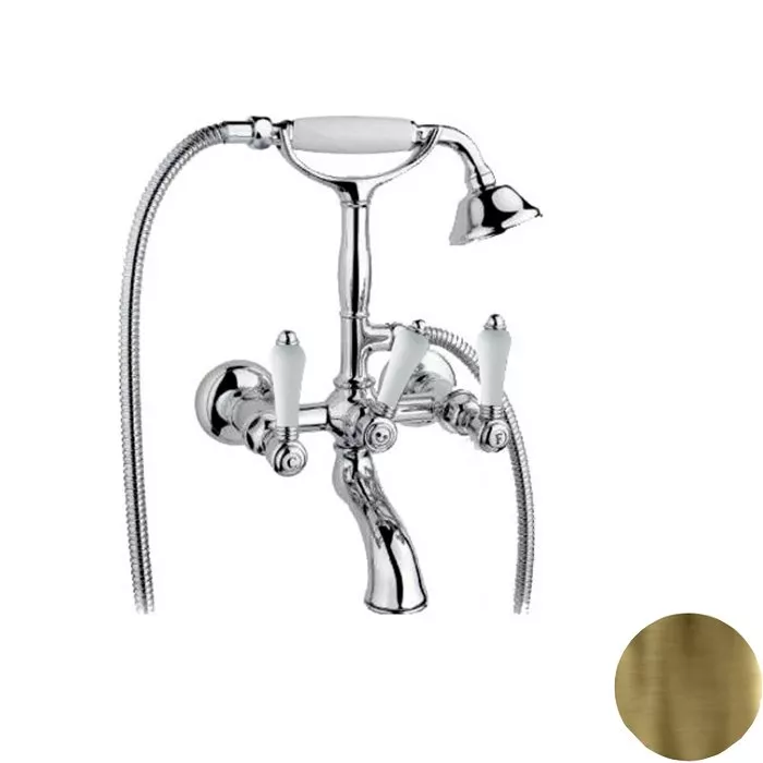 Nicolazzi 1402BZ78 Смеситель для ванны с ручным душем со стены *PETIT MONT BLANC*
Nicolazzi 1402BZ78 Смеситель для ванны с ручным душем со стены *PETIT MONT BLANC*
