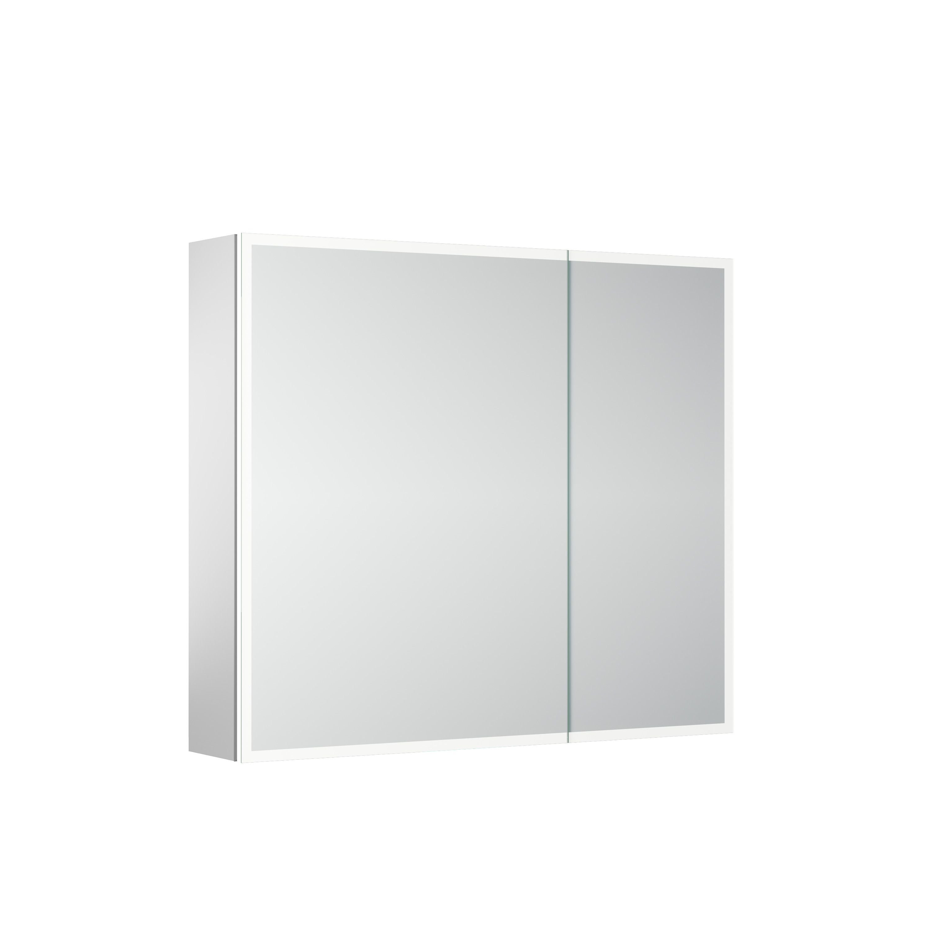 Зеркальный шкаф из алюминия для ванной комнаты Sancos Evoke 800x700х136 мм с LED подсветкой SC8080
Зеркальный шкаф из алюминия для ванной комнаты Sancos Evoke 800x700х136 мм с LED подсветкой SC8080