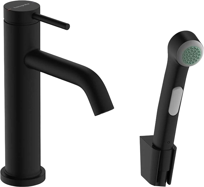 Смеситель для раковины Hansgrohe Tecturis S 110 73211670 с гигиеническим душем, матовый черный
Смеситель для раковины Hansgrohe Tecturis S 110 73211670 с гигиеническим душем, матовый черный