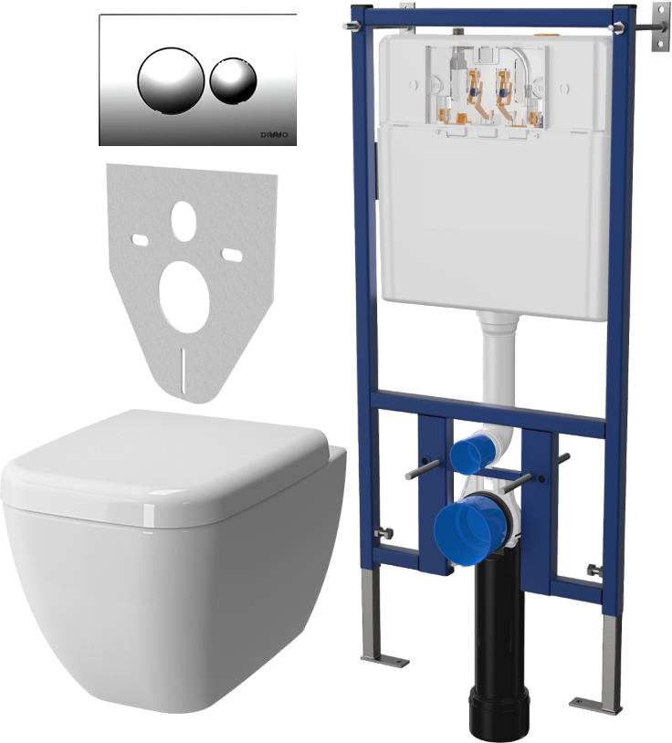 Комплект Унитаз подвесной VitrA Shift 7742B003-0075 крышка NKP Dolce 0406, безободковый, с микролифтом + Система инсталляции для унитазов DIWO 4501 + Кнопка смыва DIWO 7312 хром
Комплект Унитаз подвесной VitrA Shift 7742B003-0075 крышка NKP Dolce 0406, безободковый, с микролифтом + Система инсталляции для унитазов DIWO 4501 + Кнопка смыва DIWO 7312 хром