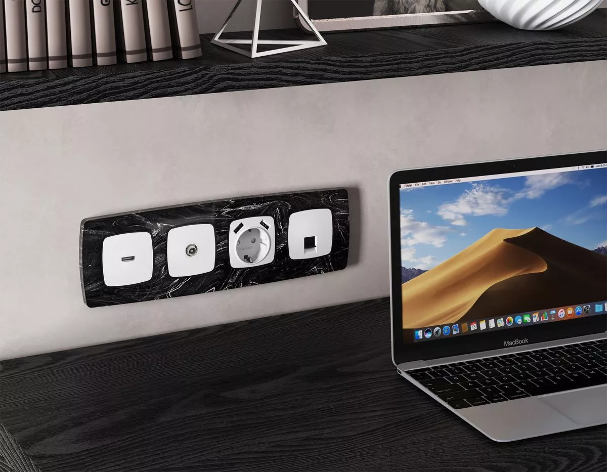 Комплект механизма компьютерной розетки Ambrella Volt RJ-45 (8P8C) CAT6A экранированной с автоматической защитной шторкой OMEGA MO132005 Белый матовый QUANT
Комплект механизма компьютерной розетки Ambrella Volt RJ-45 (8P8C) CAT6A экранированной с автоматической защитной шторкой OMEGA MO132005 Белый матовый QUANT