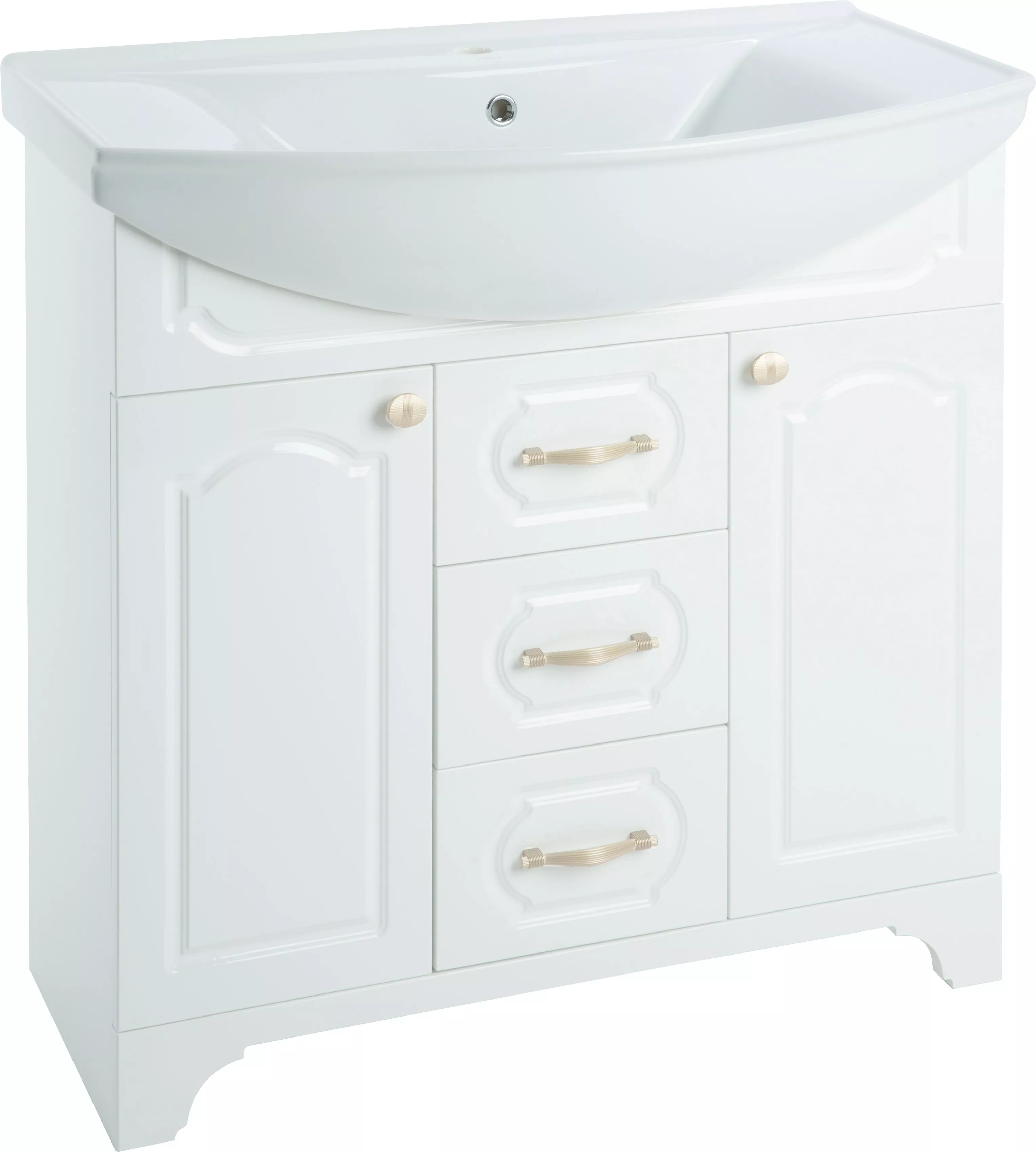 Тумба с раковиной Bellezza Тиффани 105 белая
Тумба с раковиной Bellezza Тиффани 105 белая