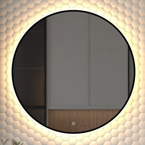 Зеркало круглое Defesto Aura DF 2995S 80x80, с теплой подсветкой, сенсорный выключатель, черное
Зеркало круглое Defesto Aura DF 2995S 80x80, с теплой подсветкой, сенсорный выключатель, черное