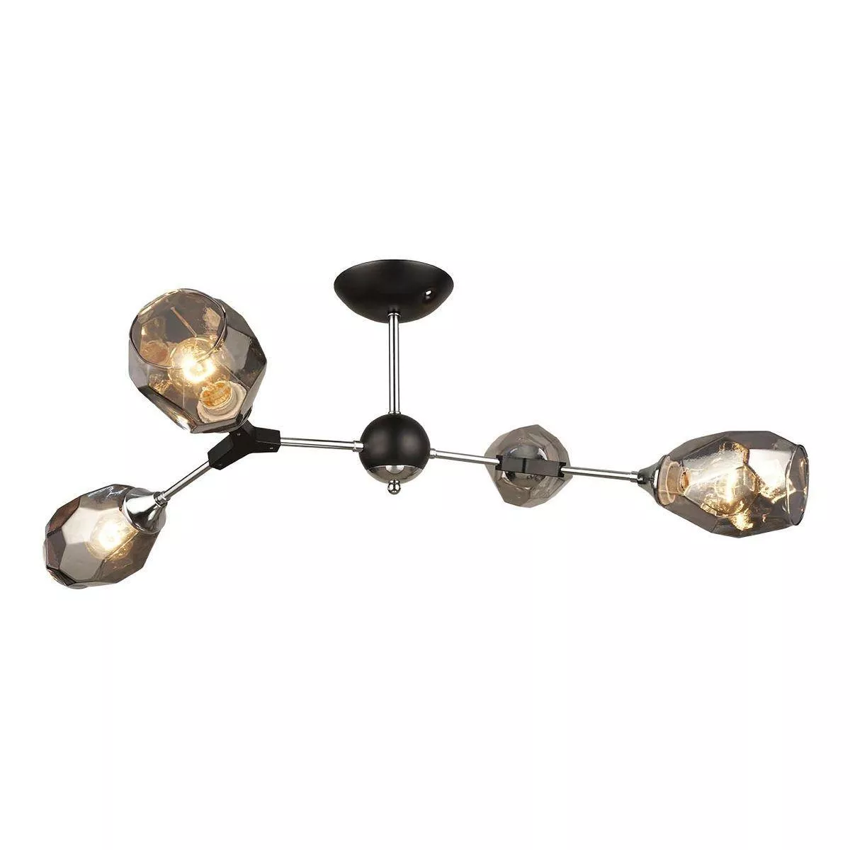 Потолочная люстра IMEX MD.4209-4-S CH+BK 
Потолочная люстра IMEX MD.4209-4-S CH+BK