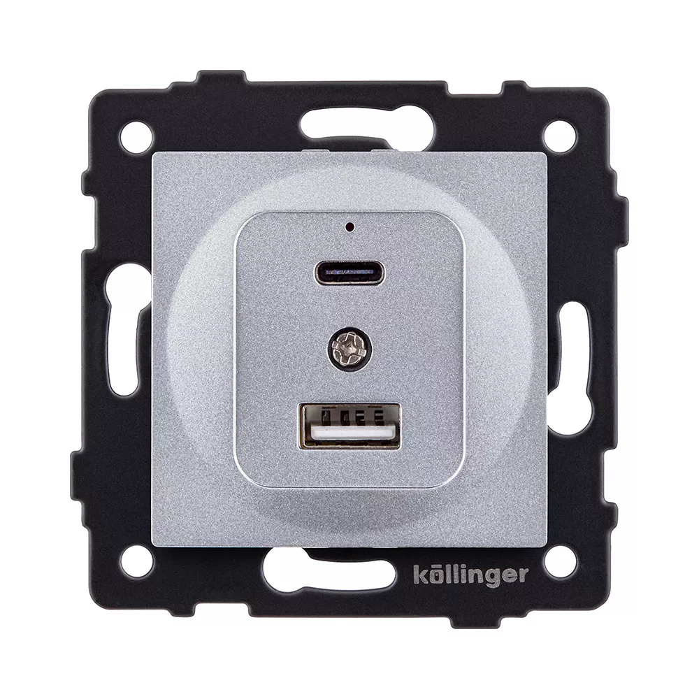 Розетка USB A+C 20W, серый Kollinger REA-037GY для Aspekt, Eleganz, Reflex
Розетка USB A+C 20W, серый Kollinger REA-037GY для Aspekt, Eleganz, Reflex