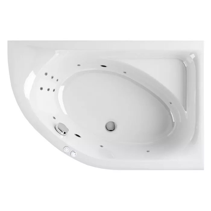 Ванна акриловая Excellent Aquaria Line 150x100 R с гидромассажем белый - хром
Ванна акриловая Excellent Aquaria Line 150x100 R с гидромассажем белый - хром