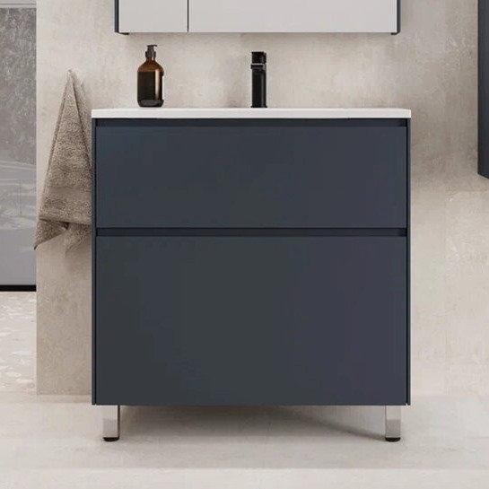 Тумба с раковиной Style Line Лима 100 см напольная LINE 100 2 ящика PLUS Графит ЭМАЛЬ
Тумба с раковиной Style Line Лима 100 см напольная LINE 100 2 ящика PLUS Графит ЭМАЛЬ