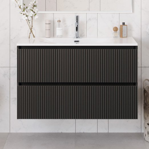 Тумба под раковину без столешницы BelBagno Uno 100 подвесная, 2 ящика, матовая темно-серая
Тумба под раковину без столешницы BelBagno Uno 100 подвесная, 2 ящика, матовая темно-серая