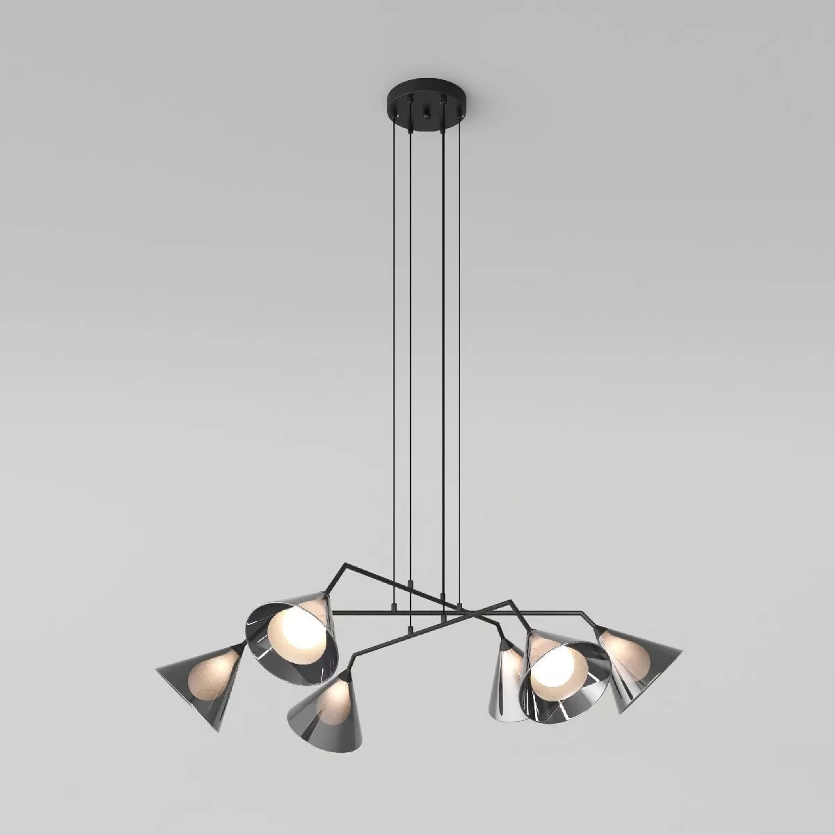 Подвесная люстра Eurosvet Enigma 70161/6 черный Smart a069046 
Подвесная люстра Eurosvet Enigma 70161/6 черный Smart a069046