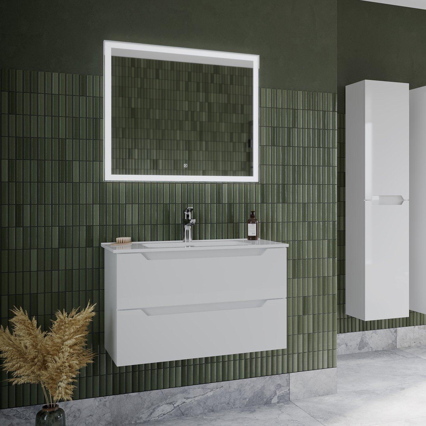 Мебель для ванной комнаты Sancos Norma 2.0 80 см белый глянец
Мебель для ванной комнаты Sancos Norma 2.0 80 см белый глянец