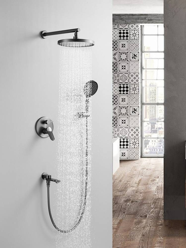 Душевая система встраиваемая Shevanik S4335T, оружейная сталь
Душевая система встраиваемая Shevanik S4335T, оружейная сталь