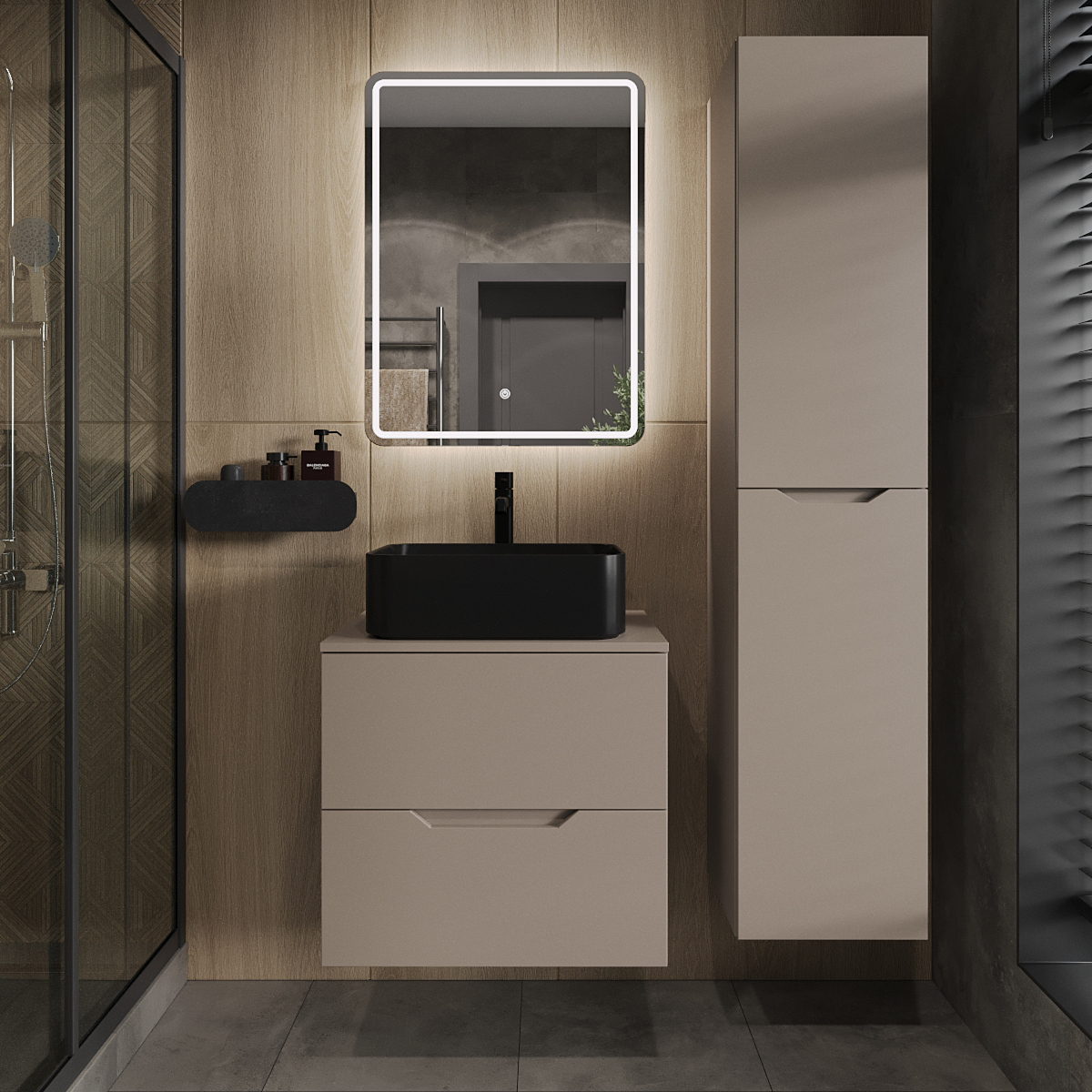 Мебель для ванной комнаты Orange Line 60 подвесная, 2 ящика, матовый латте с раковиной B02-460MB
Мебель для ванной комнаты Orange Line 60 подвесная, 2 ящика, матовый латте с раковиной B02-460MB