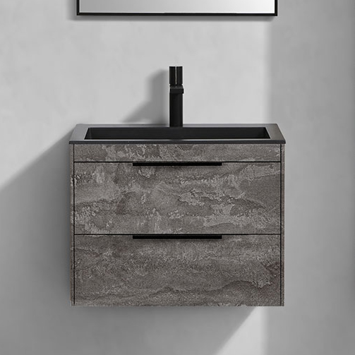 Тумба с раковиной Vincea Chiara 2D 60, 2 ящика, камень, с черной раковиной
Тумба с раковиной Vincea Chiara 2D 60, 2 ящика, камень, с черной раковиной